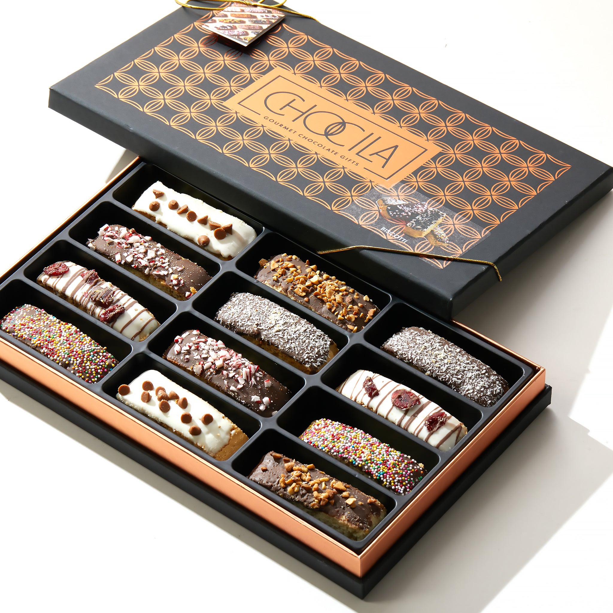 Rosh Hashana Chocolate Biscotti Gift Box