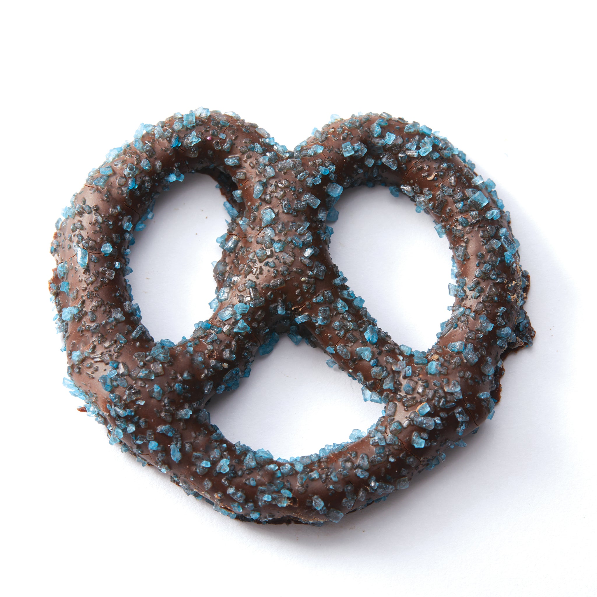 CJ Chocolate Pretzel - Blue Crystals