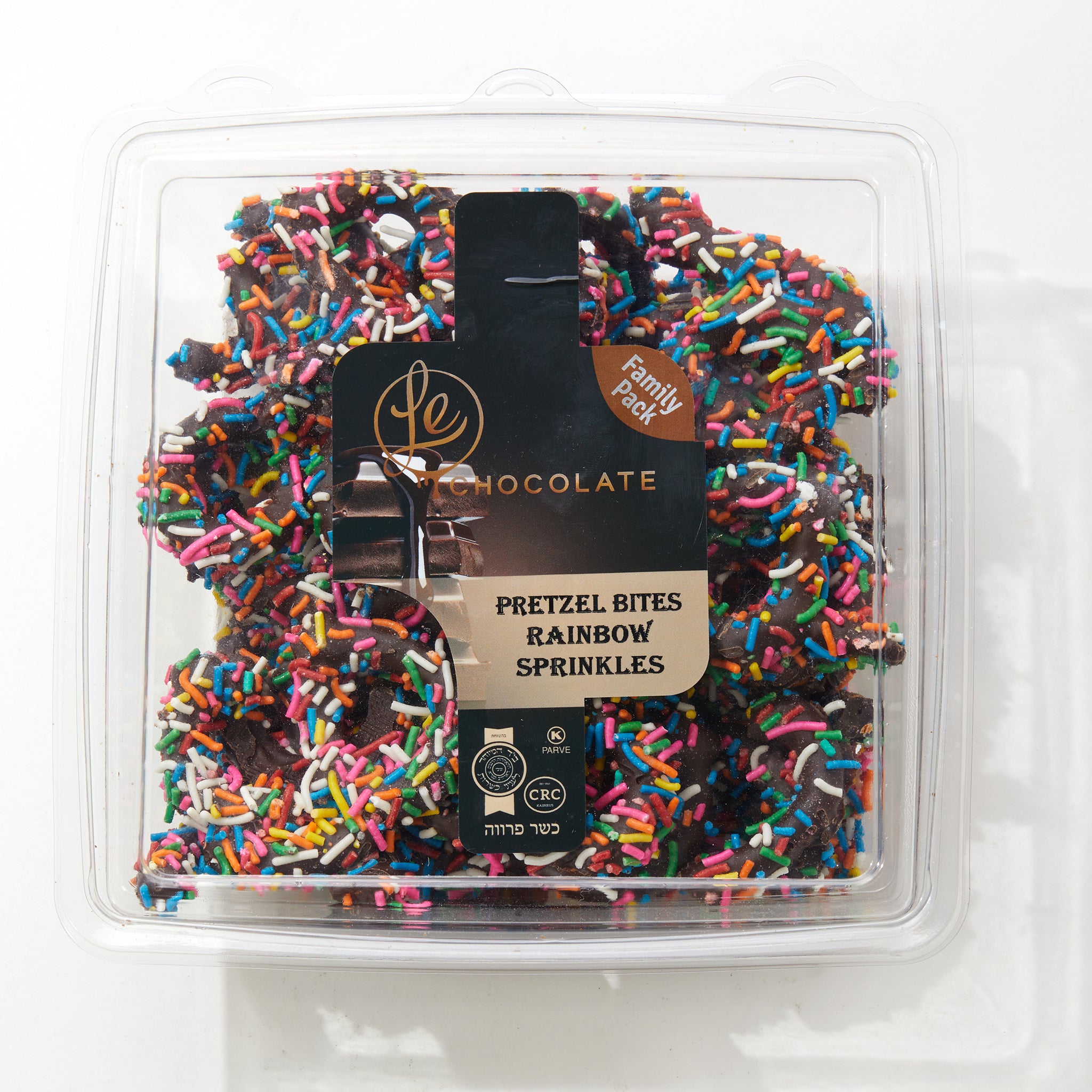 Chocolate Pretzels Bites Rainbow Sprinkles