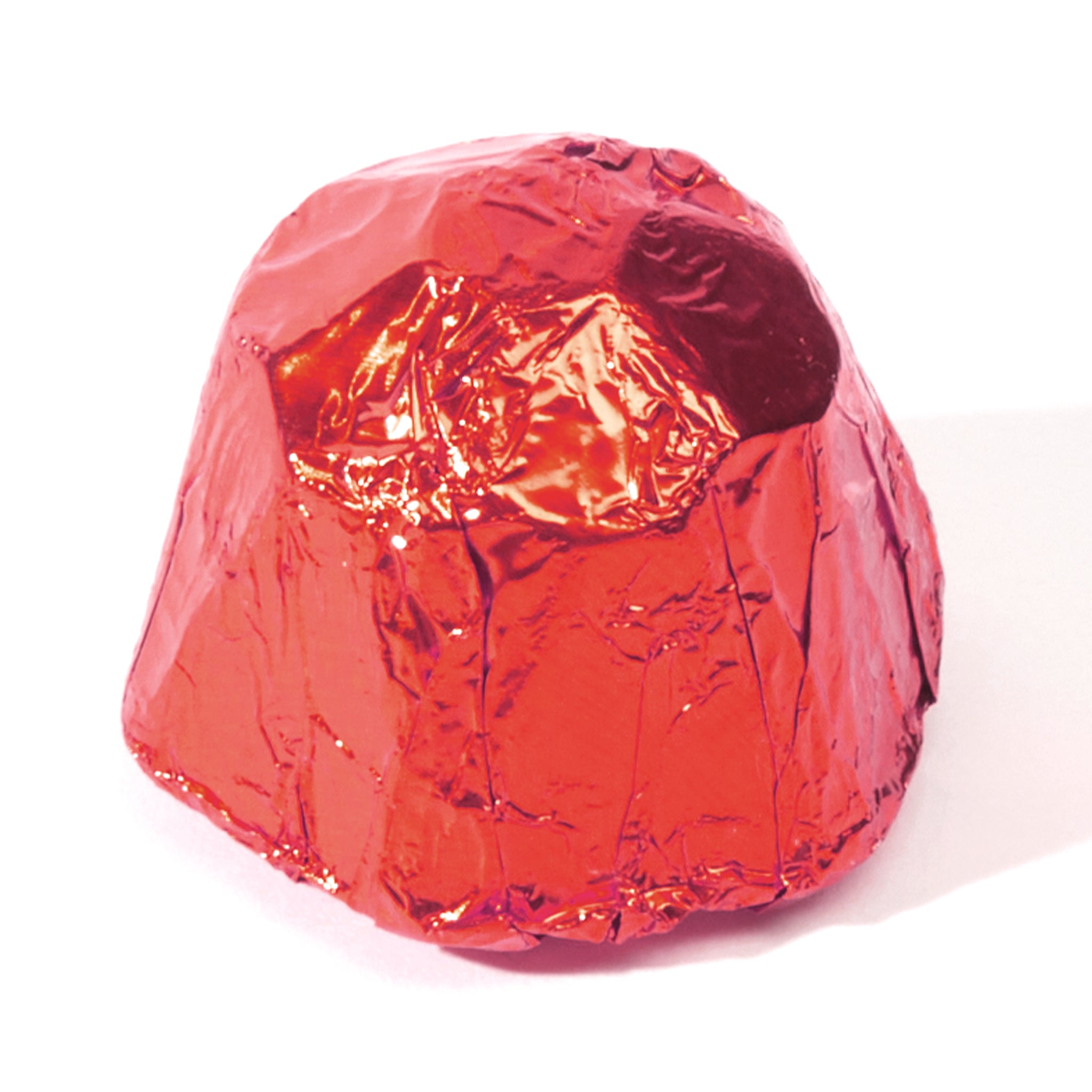 Red Praline Dome Chocolate in Foil