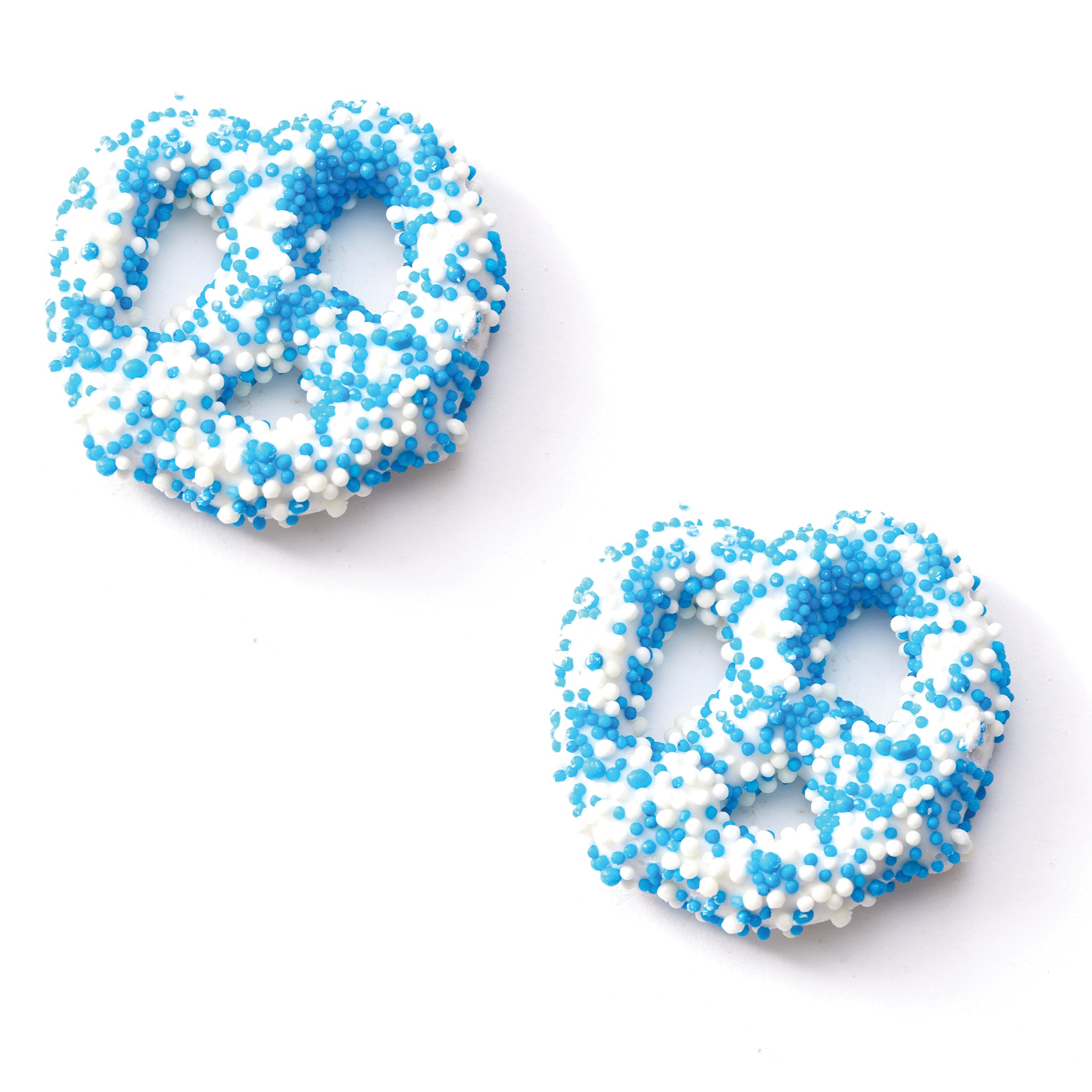 Mini White Pretzel - Blue Seeds