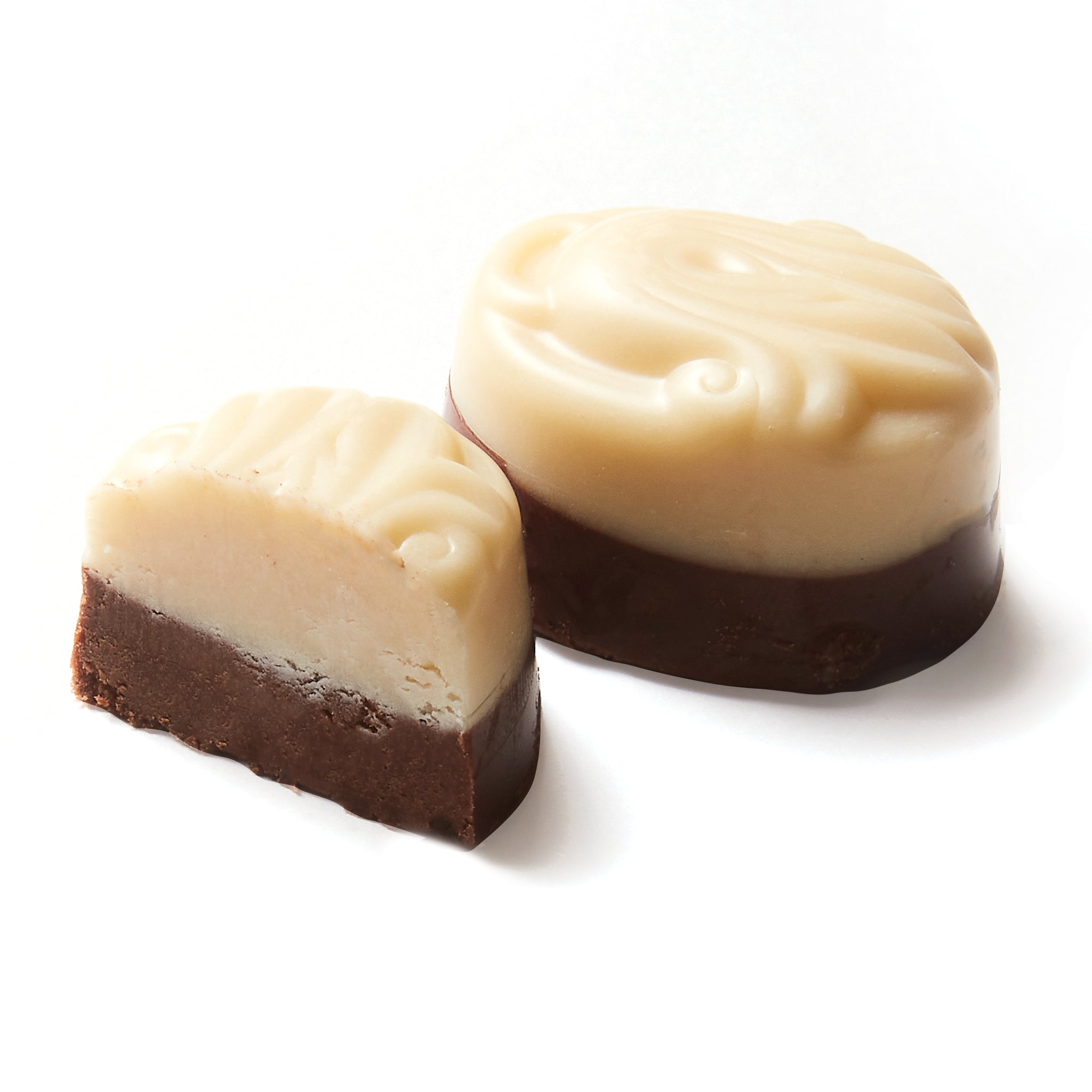 Sugar Free White Belgium Two Tone Truffle