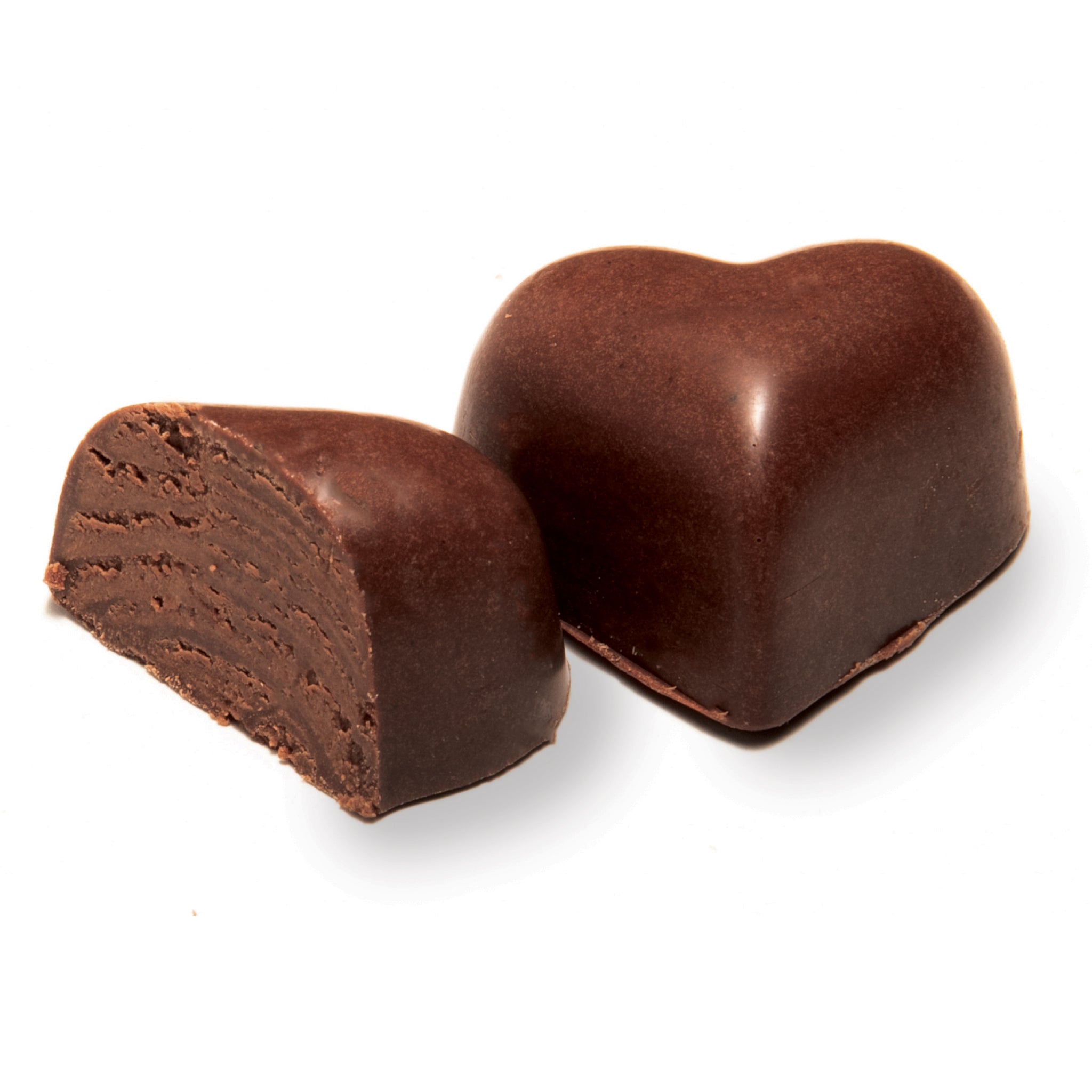 Swiss Style Truffle - Dark - Heart - 5 Lb