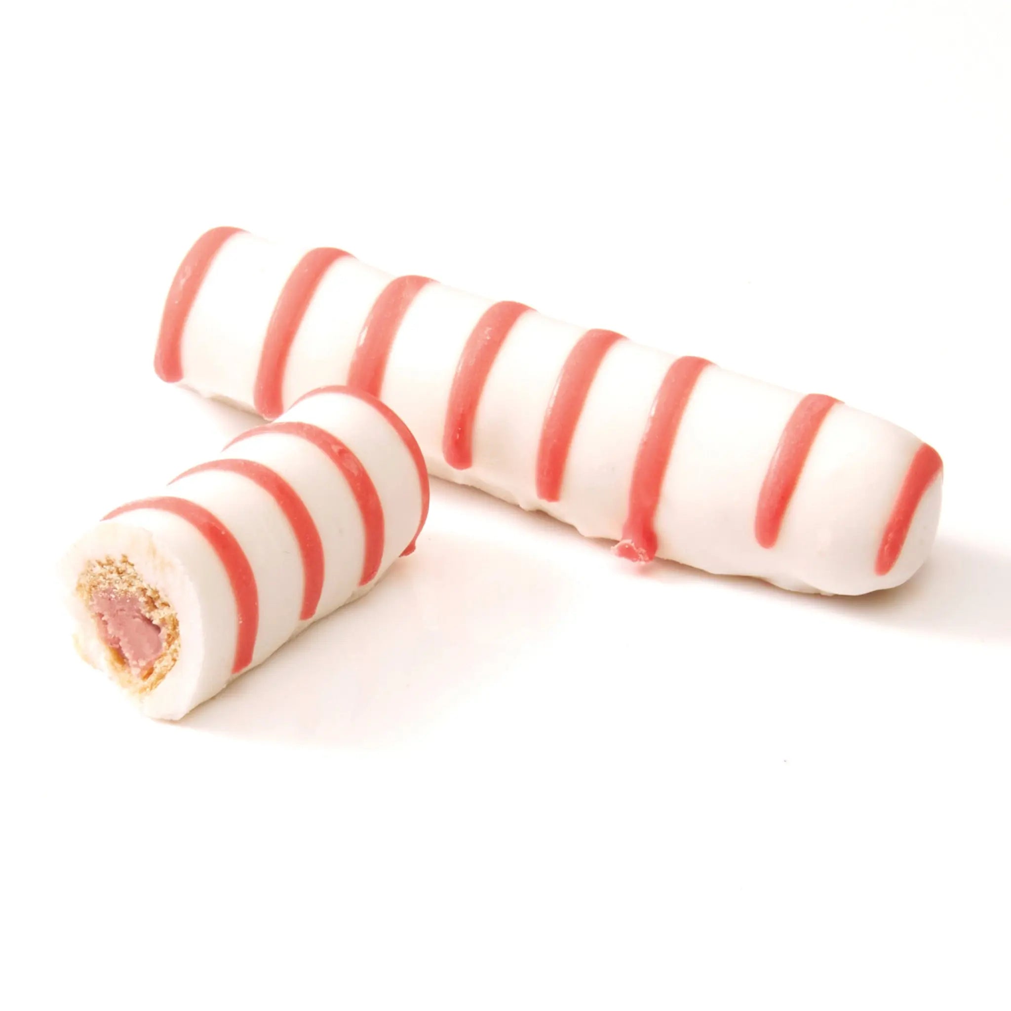 White Waffle Rolls - Strawberry